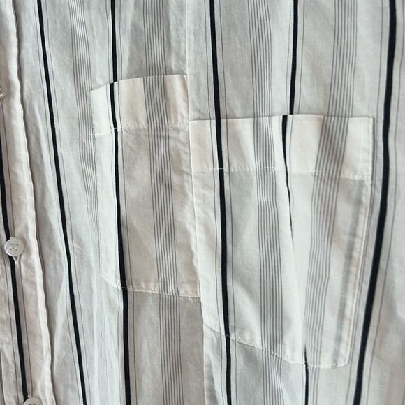 Asymmetrical sheer Maison Margiela open shoulder blouse - Picture 6 of 13